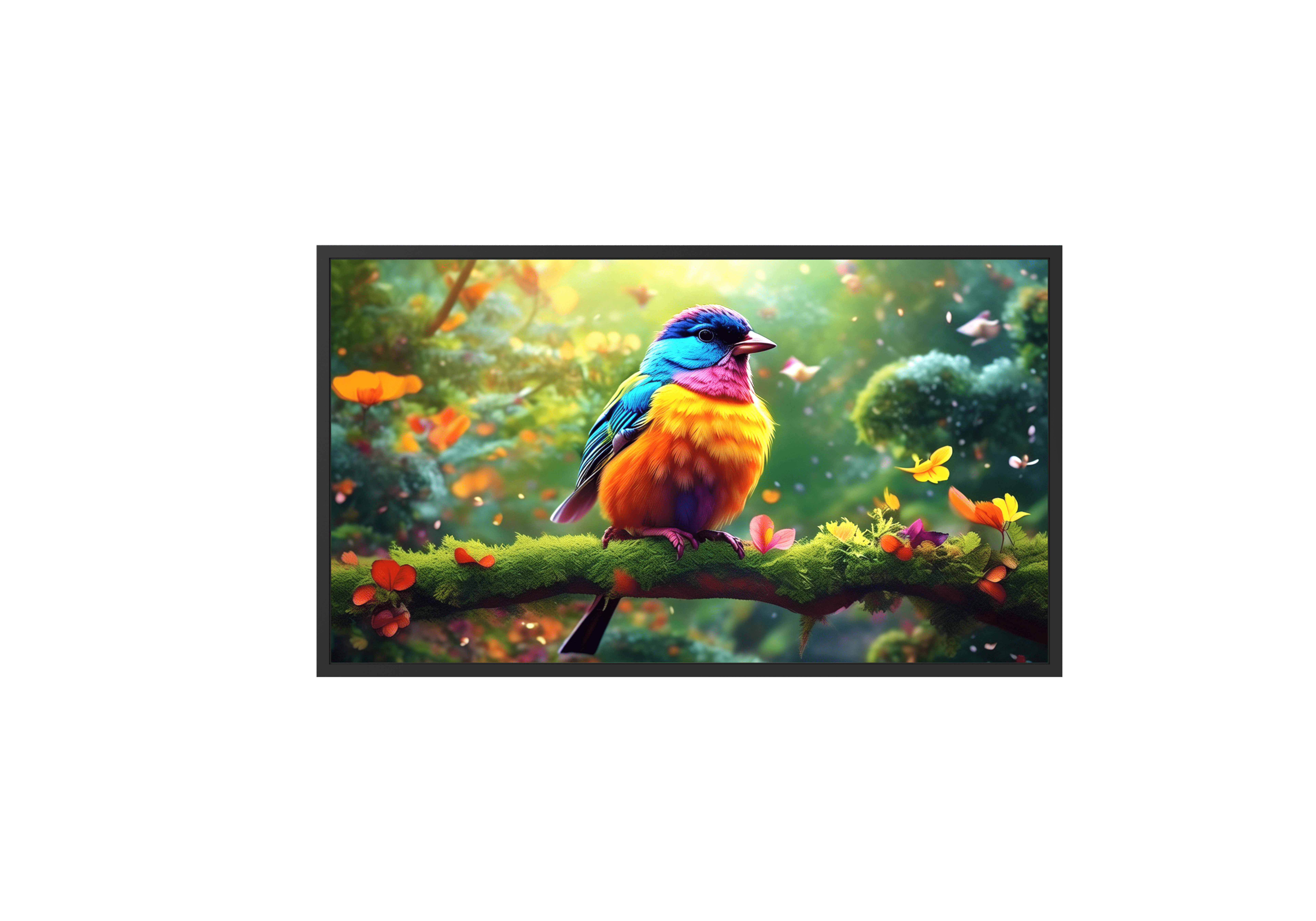 32 inch industrial high brightness LCD panel with thin bezel